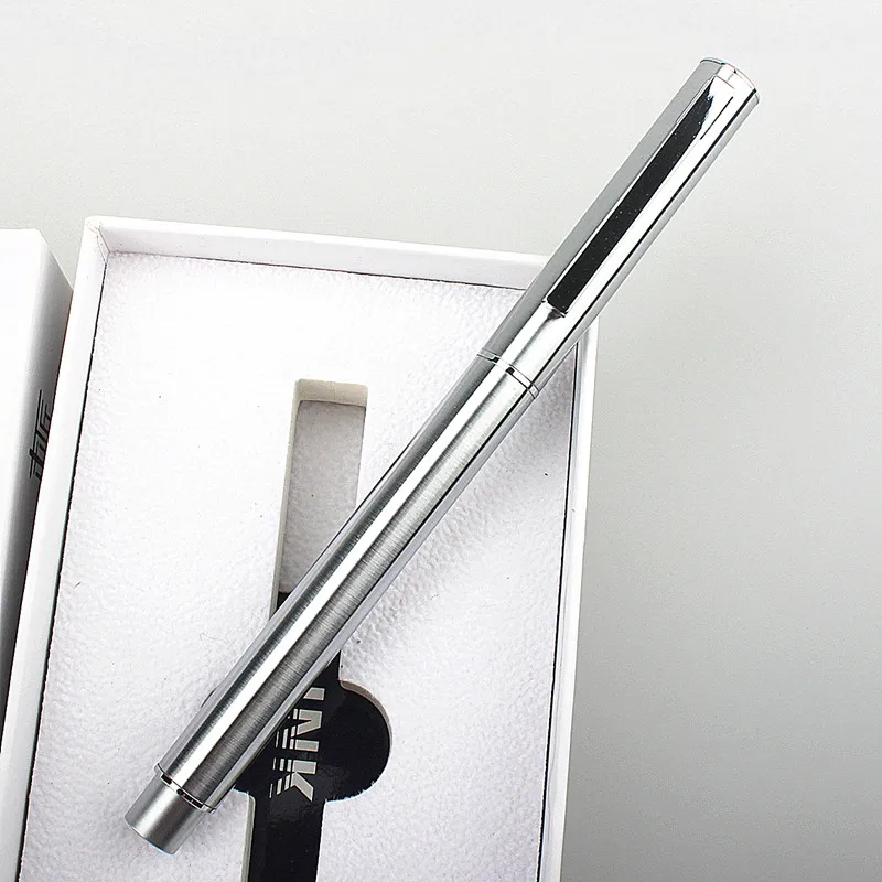 

Hongdian 516 Metal Stainless steel Fountain Pen 0.5 Nib Writing Office Pen