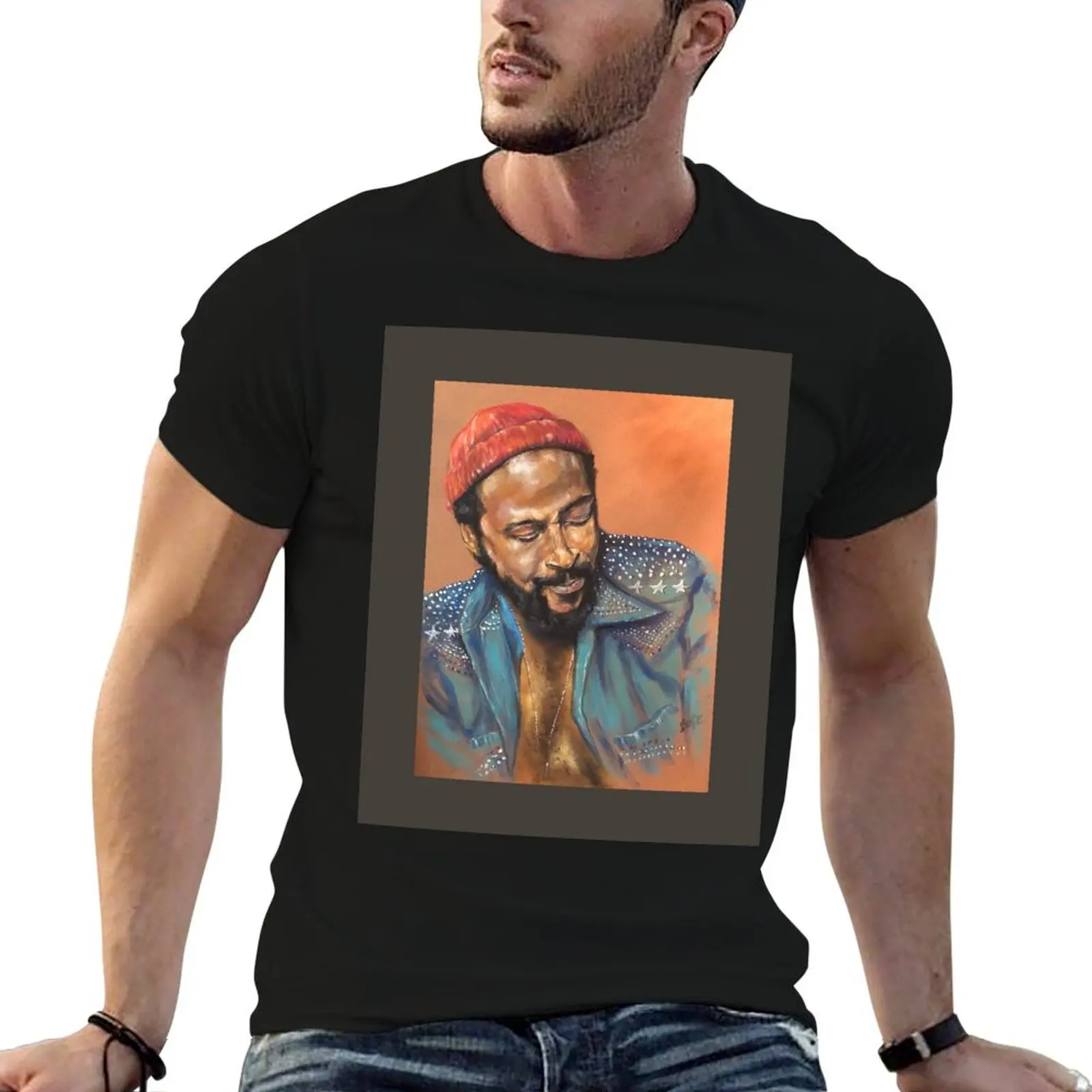 

Marvin Gaye T-Shirt t shirts for man graphic vintage man tshirt t shirt man plain T-Shirt