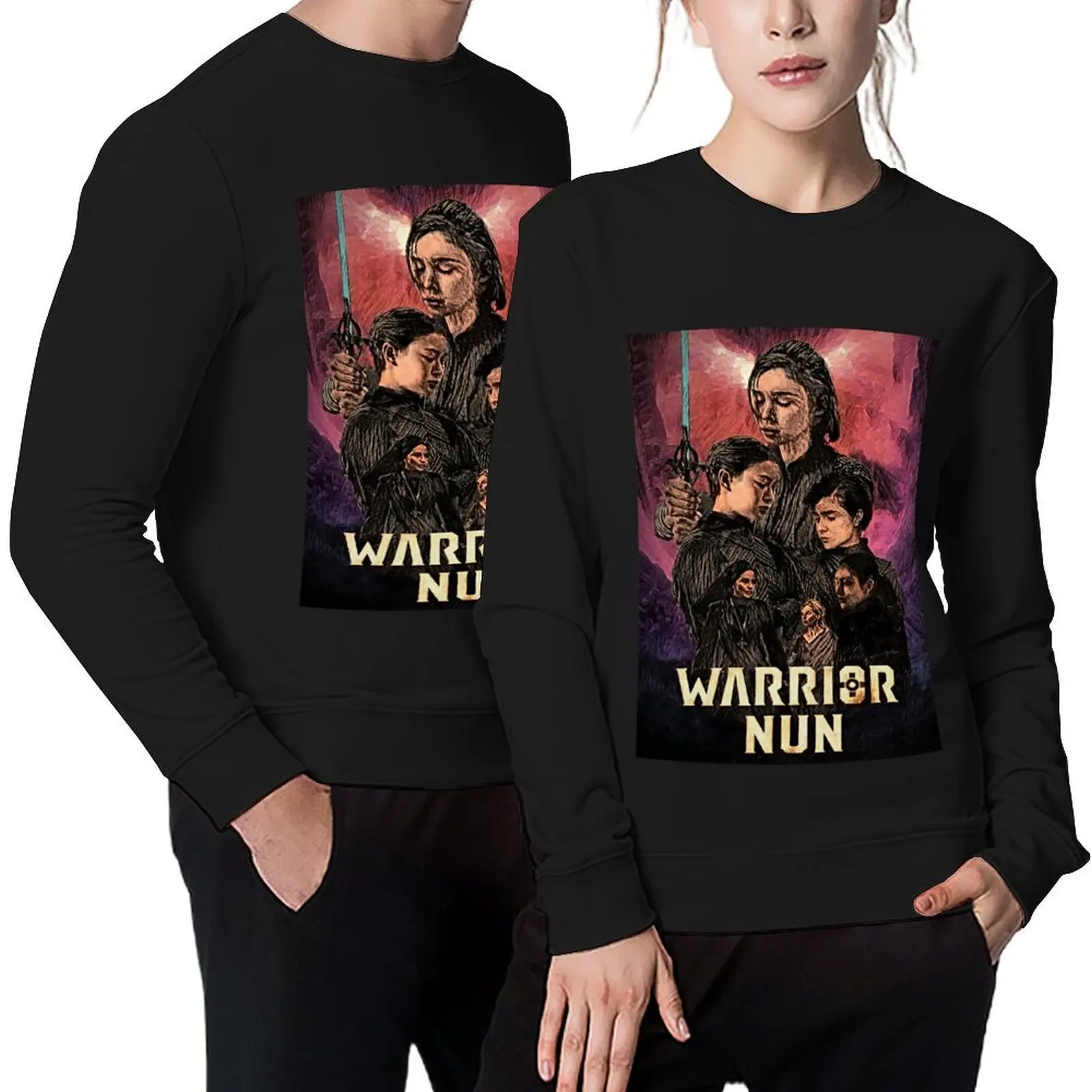 

Warrior Nun Season 2 Poster Pullover men clothing tracksuit autumn blouse aesthetic sweatshirts