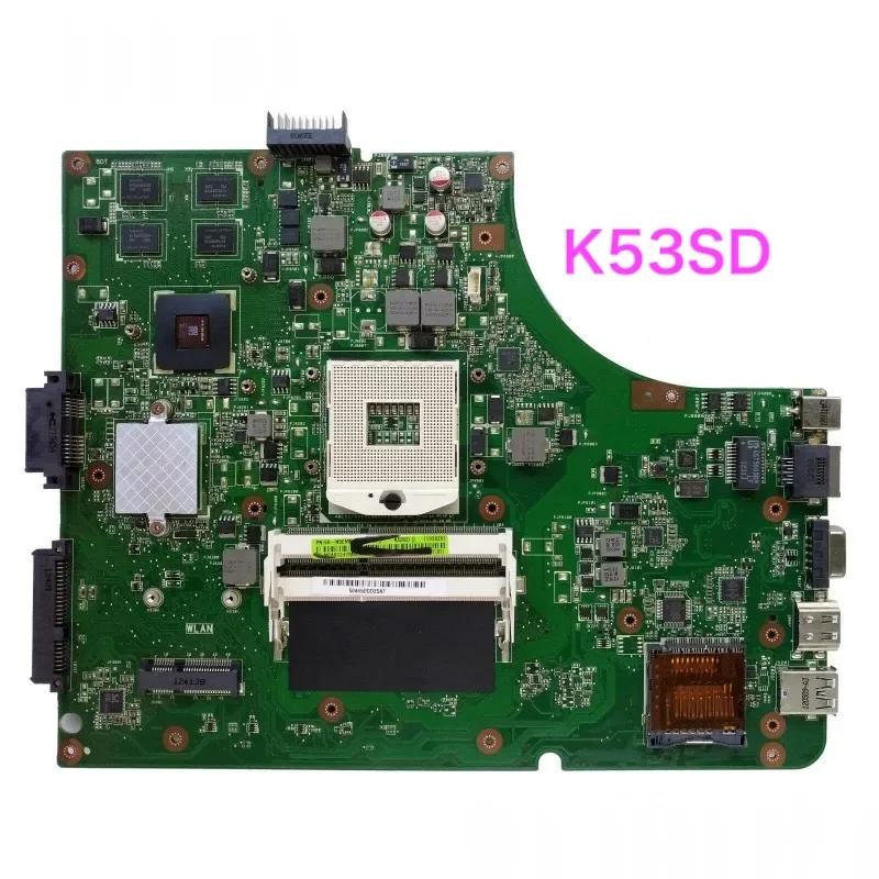 Suitable For ASUS K53SV K53SJ K53SM K53SC K53S X53S A53S K53SD Motherboard GT540M GT610M Mainboard 100% Tested OK Fully Work