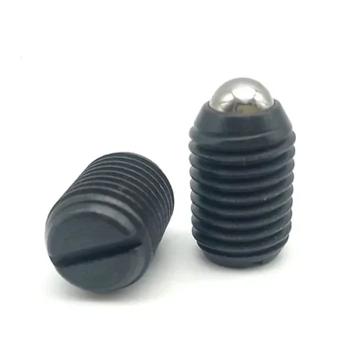 3pcs M6 Spring positioning bead Slotted slot Ball plunger Wave beads screw Carbon steel bolt 8mm-25mm Length ZC103-1