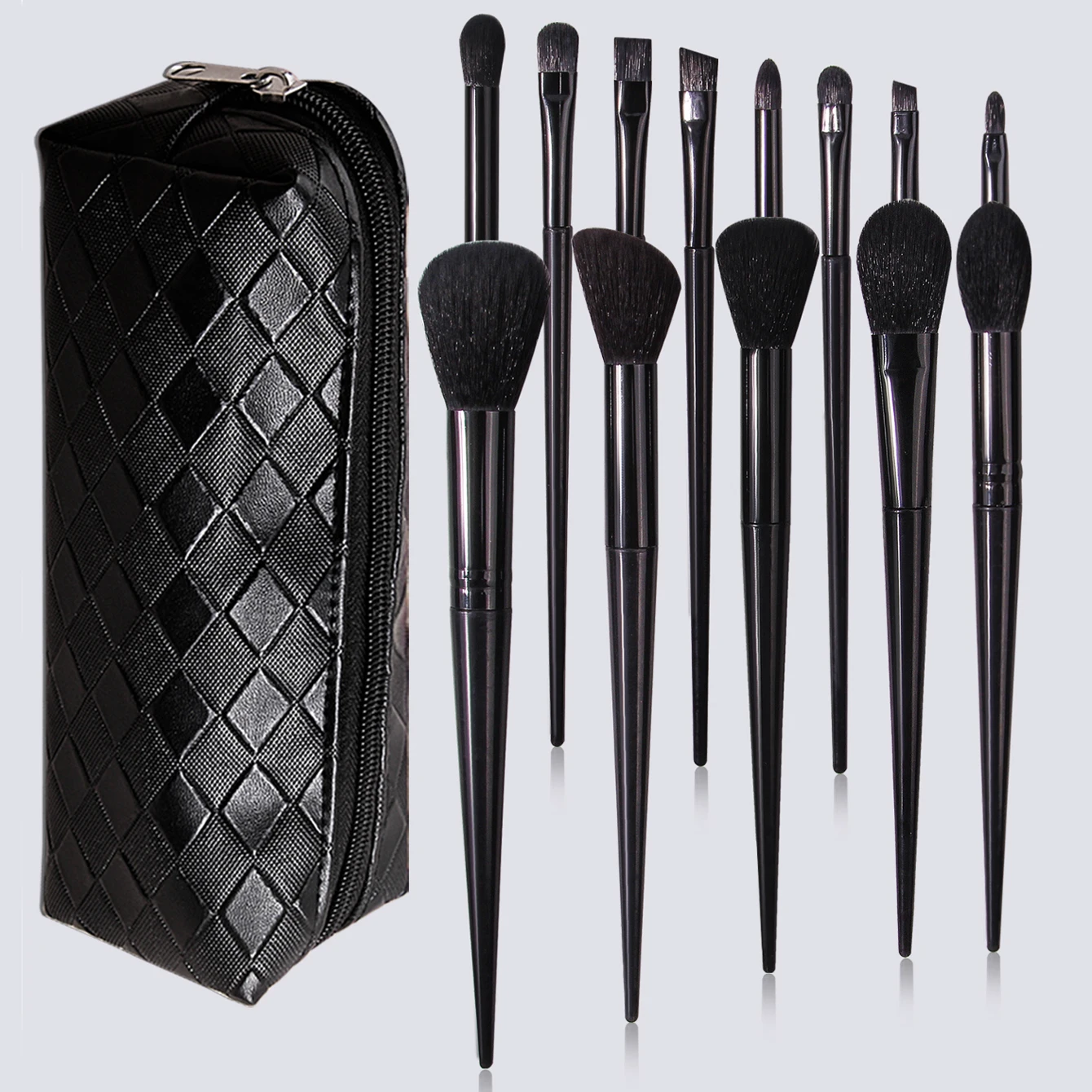 

14PCS Low Price Makeup Brush Set With Makeup Brush Pouch Cosmetic Brushes With Fashion Makeup Brush Bag