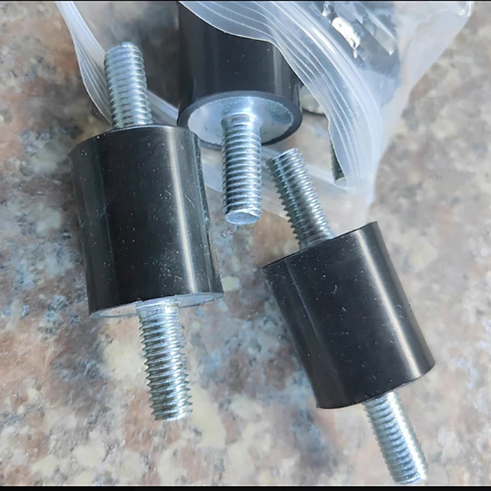 1/2/4/8Pcs M3 M4 M5 M6 M8 VV-Type Rubber Shock Absorber Double Head Diameter 8/10/15/20/25/30/35/40mm