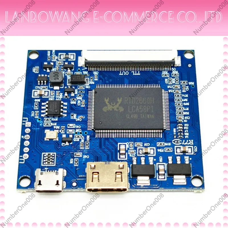 Small Size 7 8 9 Inch HDMI to 40Pin LVDS LCD Screen Driver Board 5V USB Powered for LCD Panel