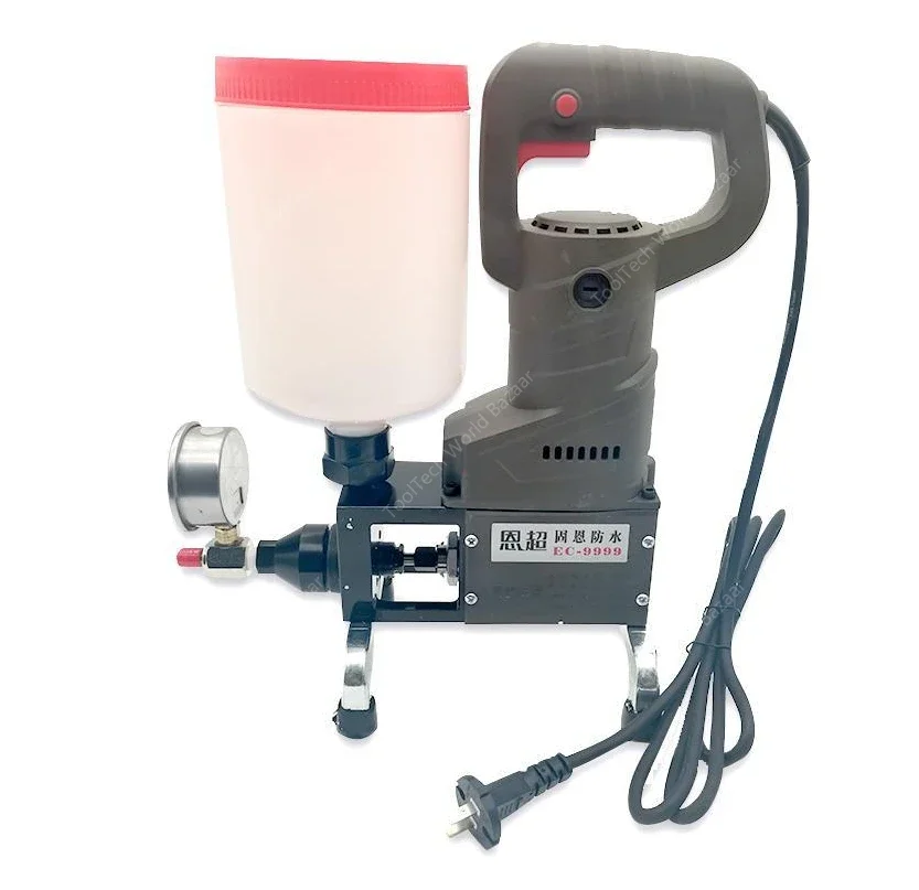 

EC-9999 High Pressure Epoxy Grouting Machine 220V/1100W Epoxy/Polyurethane Foam Injection Pump Crack Repair and Plugging Machine