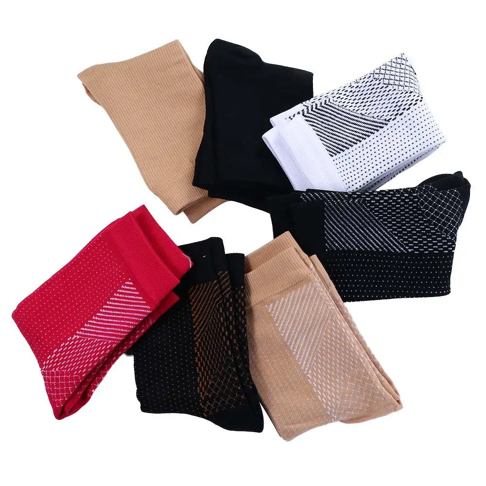 Arthritis Heel Support Brace Guard Recovery Socks Protective Socks Foot Sleeves Tight Casual Socks Elastic Bandage Sleeve