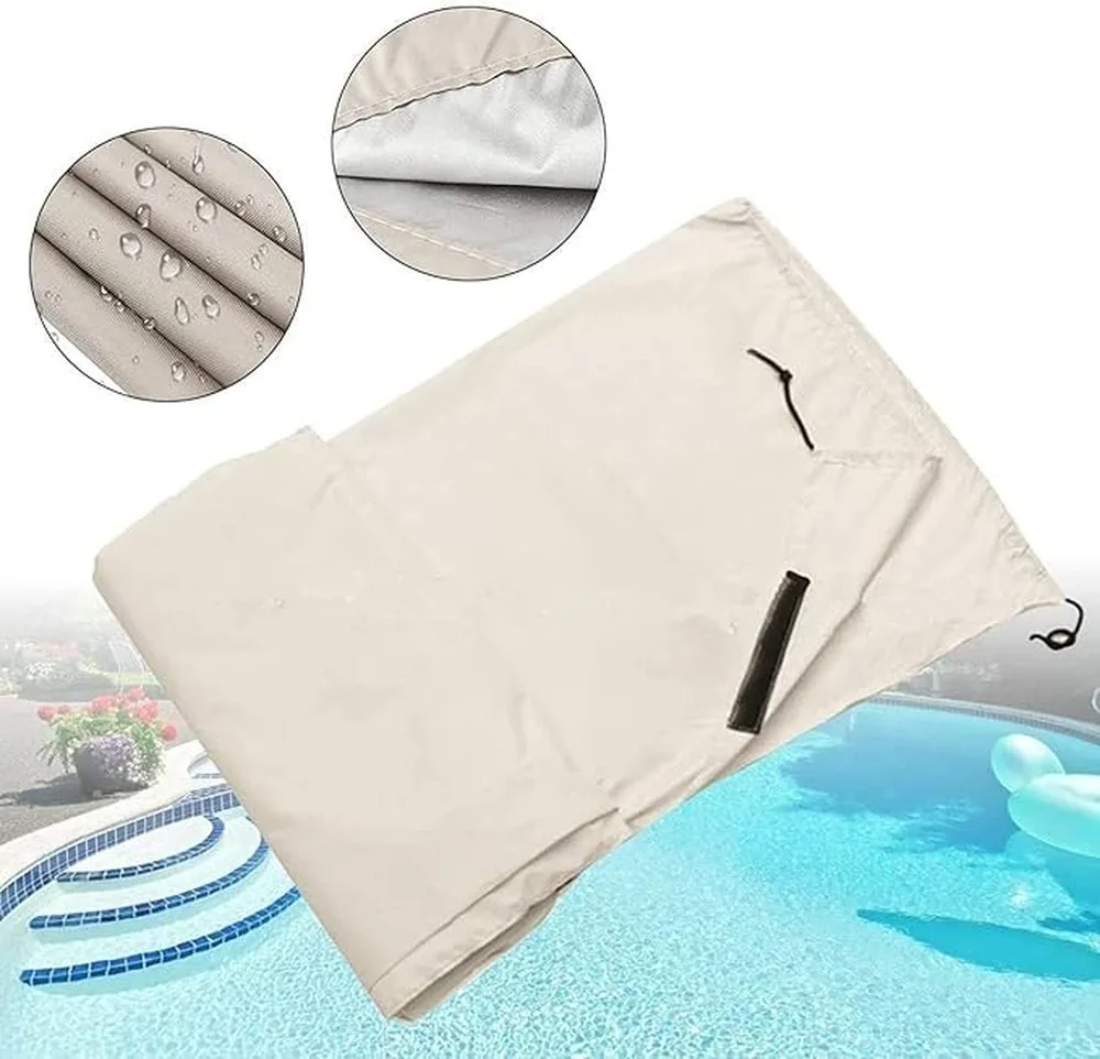 Swimming Pool Cover Solar Pool Blanket Waterproof Silver Coated Backing Dust Debris