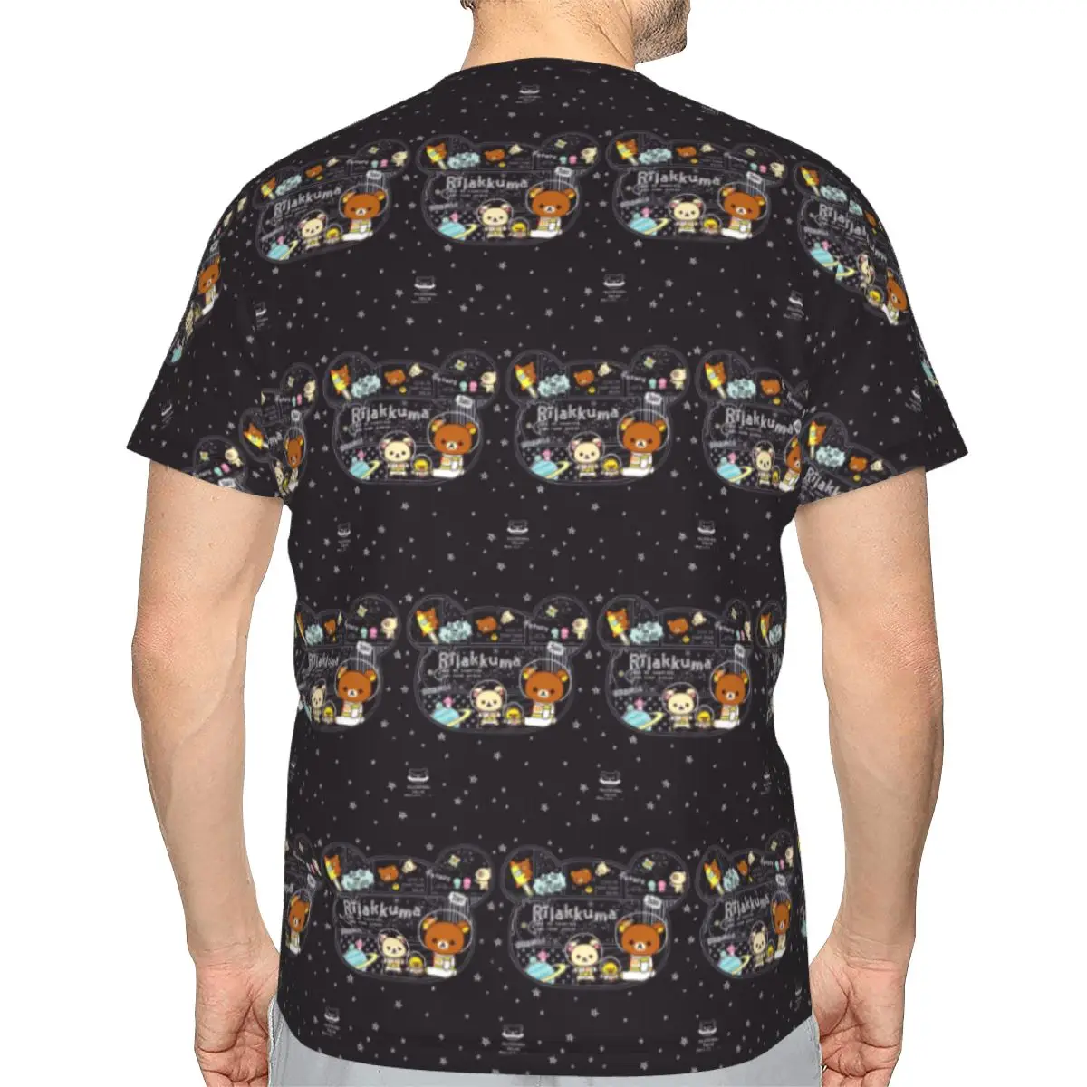 Rilakkuma Korilakkuma 100% Cotton T-Shirt Men'sFashion T Shirts Men O-Neck Short Sleeve