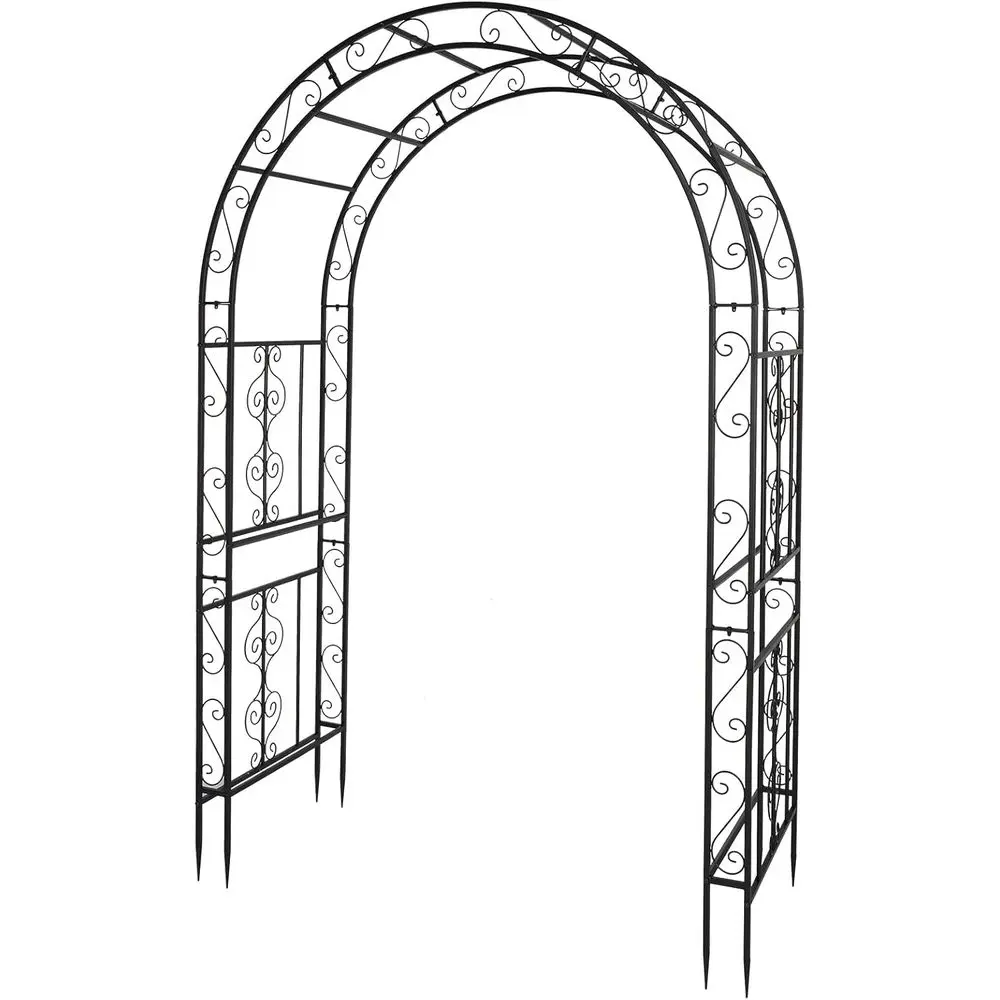 Garden Arbor, Arch Archway or Wedding Ceremony Party, Steel Garden Trellis or Plant Clim, Chrisas Garden Decorations Pergola or
