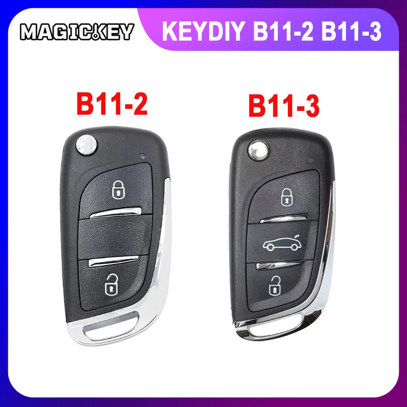 

Универсальный пульт дистанционного управления Keydiy B серии, модели B11 (2 кнопки), B11-2 (2 кнопки), B11-3 (3 кнопки) для KD900/KD-X2/mini KD.