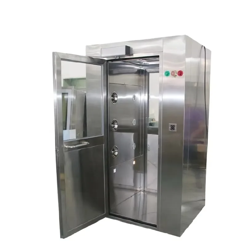 Stainless steel clean room electronic automatic air shower