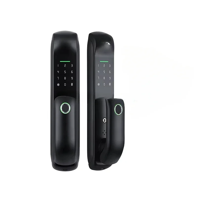 

2024 Waterproof Smart Lock WIFI APP Smart Door Lock Aluminum Fingerprint Inside Digital Handle Keyless Tuya Smart Lock