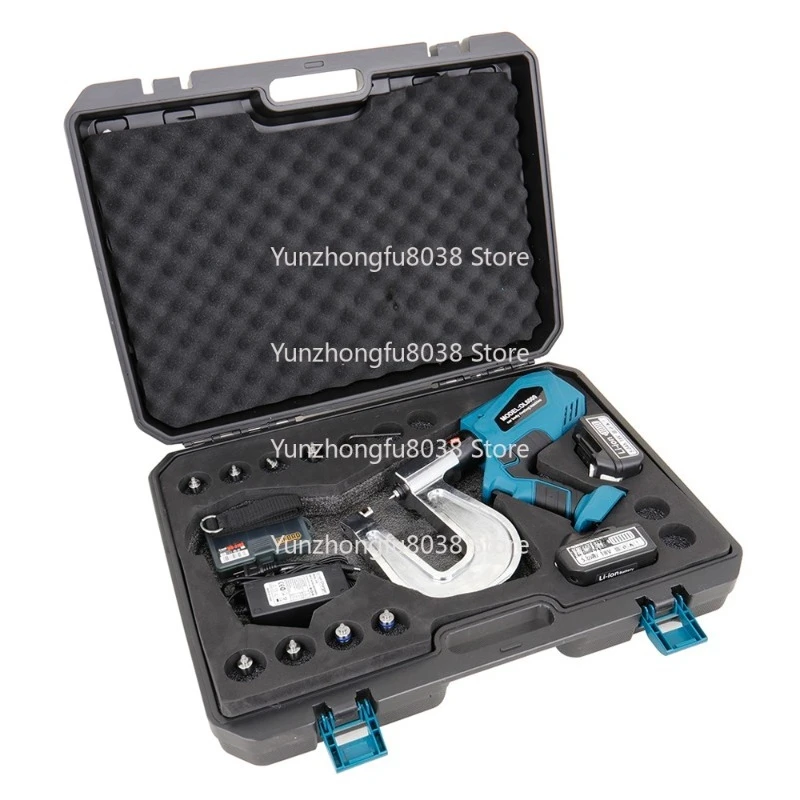 OL6000 الكهربائية الهيدروليكية الذاتي ثقب المبرشم بندقية 150 مللي متر عمق آلة التثبيت لمعدات إصلاح الجسم الألومنيوم #4