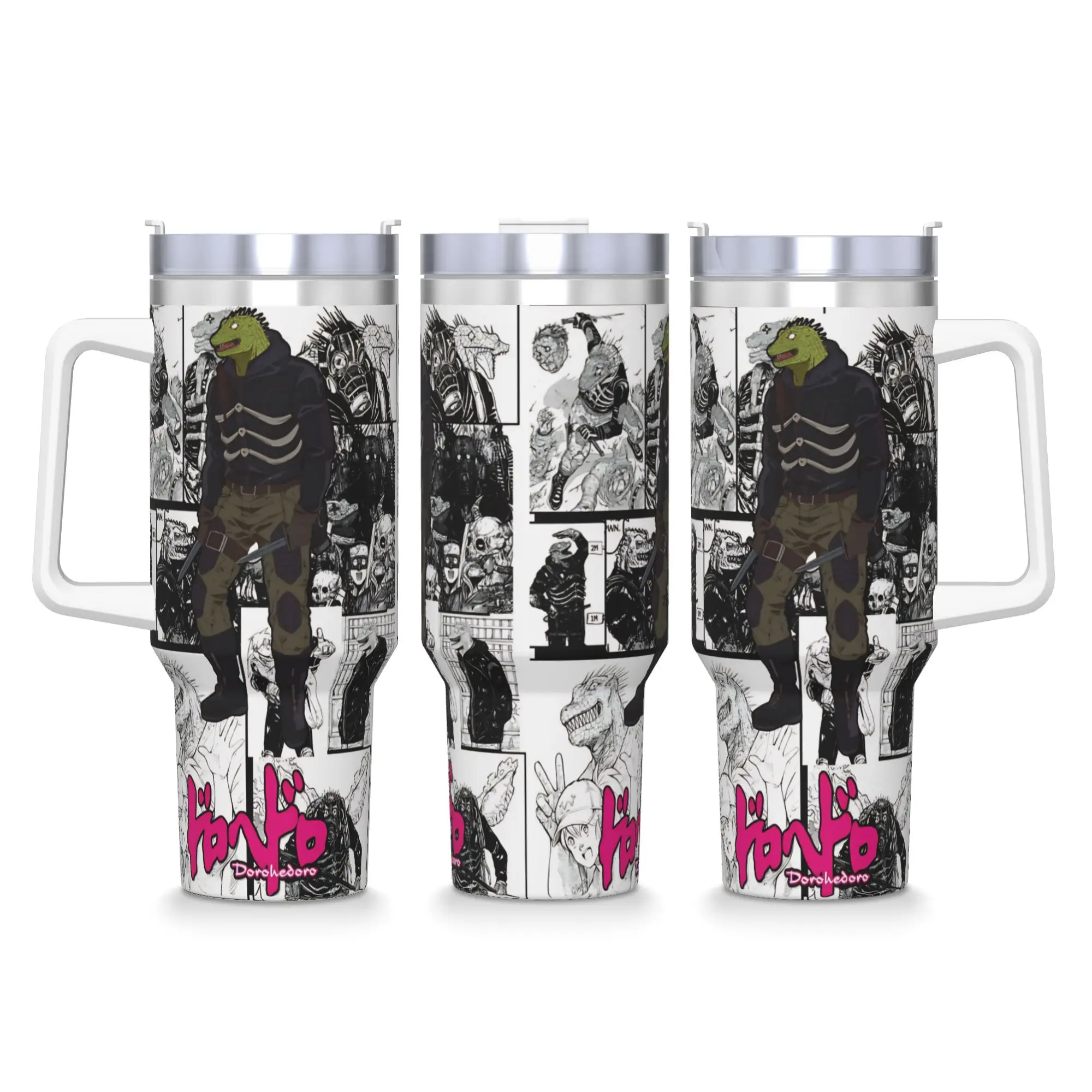 

Dorohedoro Kaiman стакан для холодных напитков, бутылка для воды, портативная термокружка из нержавеющей стали, кружки для кемпинга «сделай сам», чашка