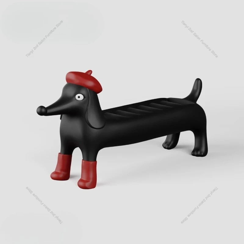 

​​French Design Dachshund Ring Holder Jewelry Tray Animal-Shaped Vanity Organizer Mini Desk Decor Cute Gift Home Decor FYFM​​