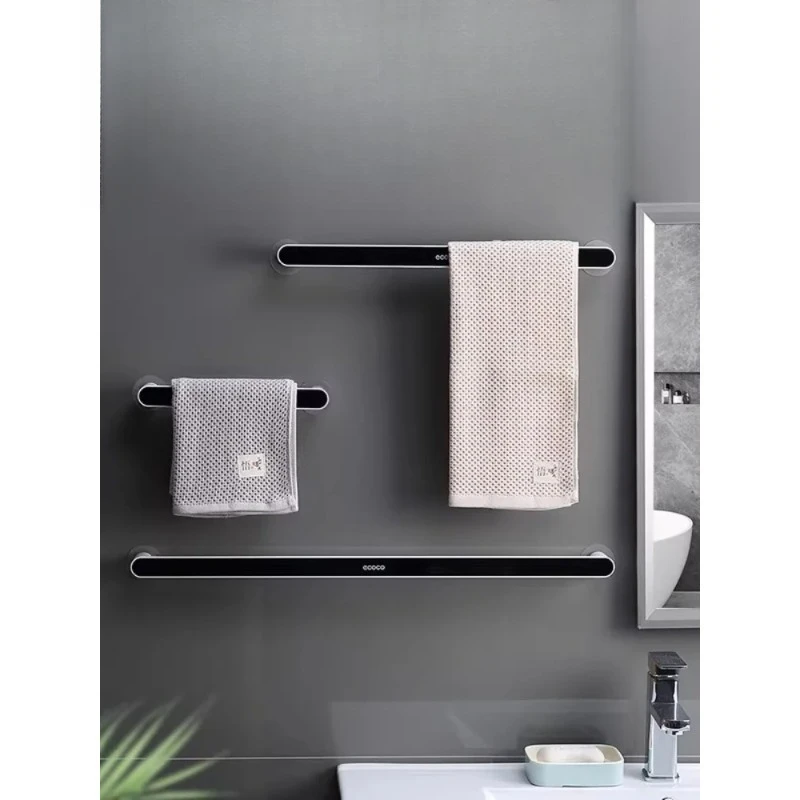 Wall Mounted Towel Rack Space Saving Bathroom Organizer Towel Rack Bathroom Accessories Towel Rack Bathroom Toallero