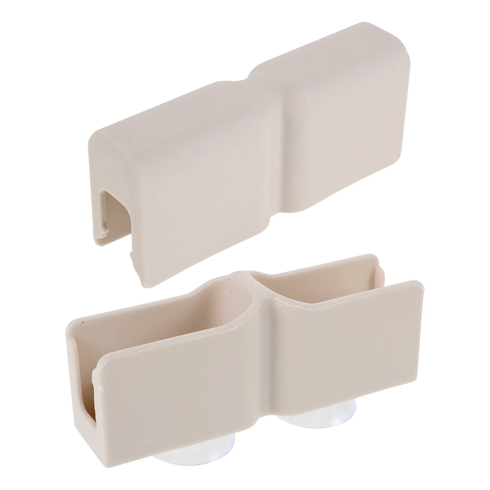 2 セットのフェンス金具ベビープレイペン用交換コネクタ吸盤付きスタビライザージョイントプラスチックフェンスコネクタ