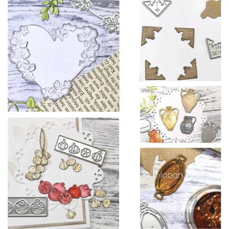 Under the Eaves of the Pavilion Cutting Dies Scrapbook Diary Decoration Stencil Embossing Template DIY Greeting Card Handmade