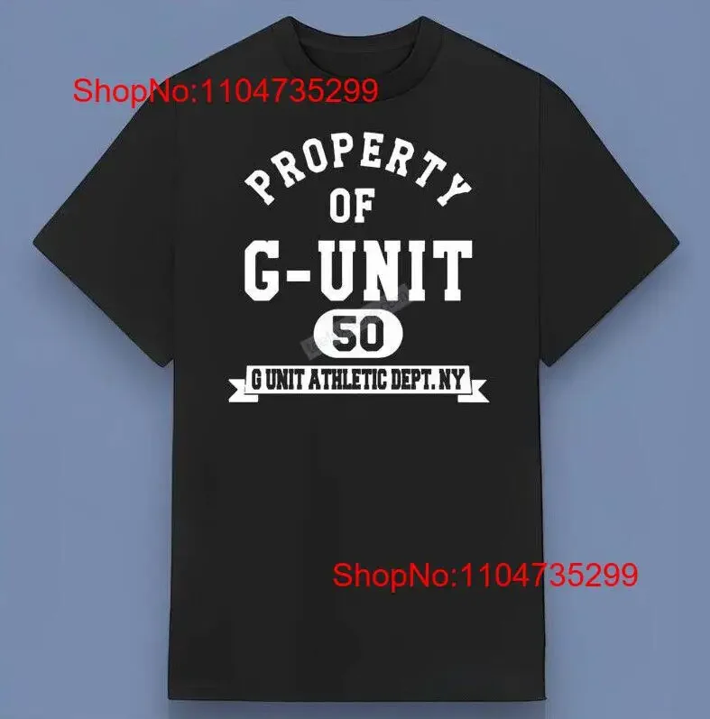 T-Shirt „50 Cent Property of G UniT“ für Fans, Größe S 4XL, Vintage, gewaschene Grafik, gestreckte Streetwear, stilvoll, leicht vielseitig