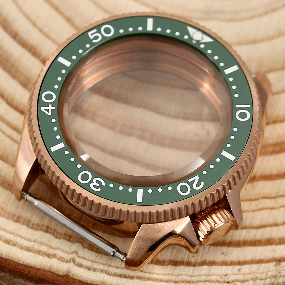 

38mm SKX Watch Case Mod Parts Sapphire Glass Skx013 Case For GMT Nh35 Nh36/34 4R36 Movement 28.5mmDial Black Blue Ceramic Bezel