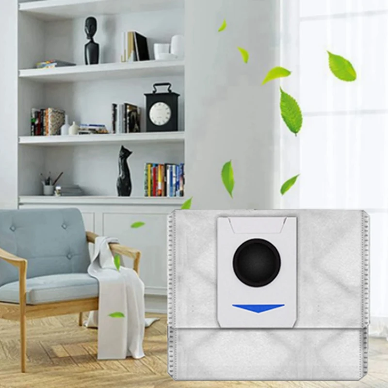 12 Stück Staubbeutel für ecovacs deebot t20/t20max/t20pro/x1 omni/t10 omni/turbo roboter staubsauger ersatzteile