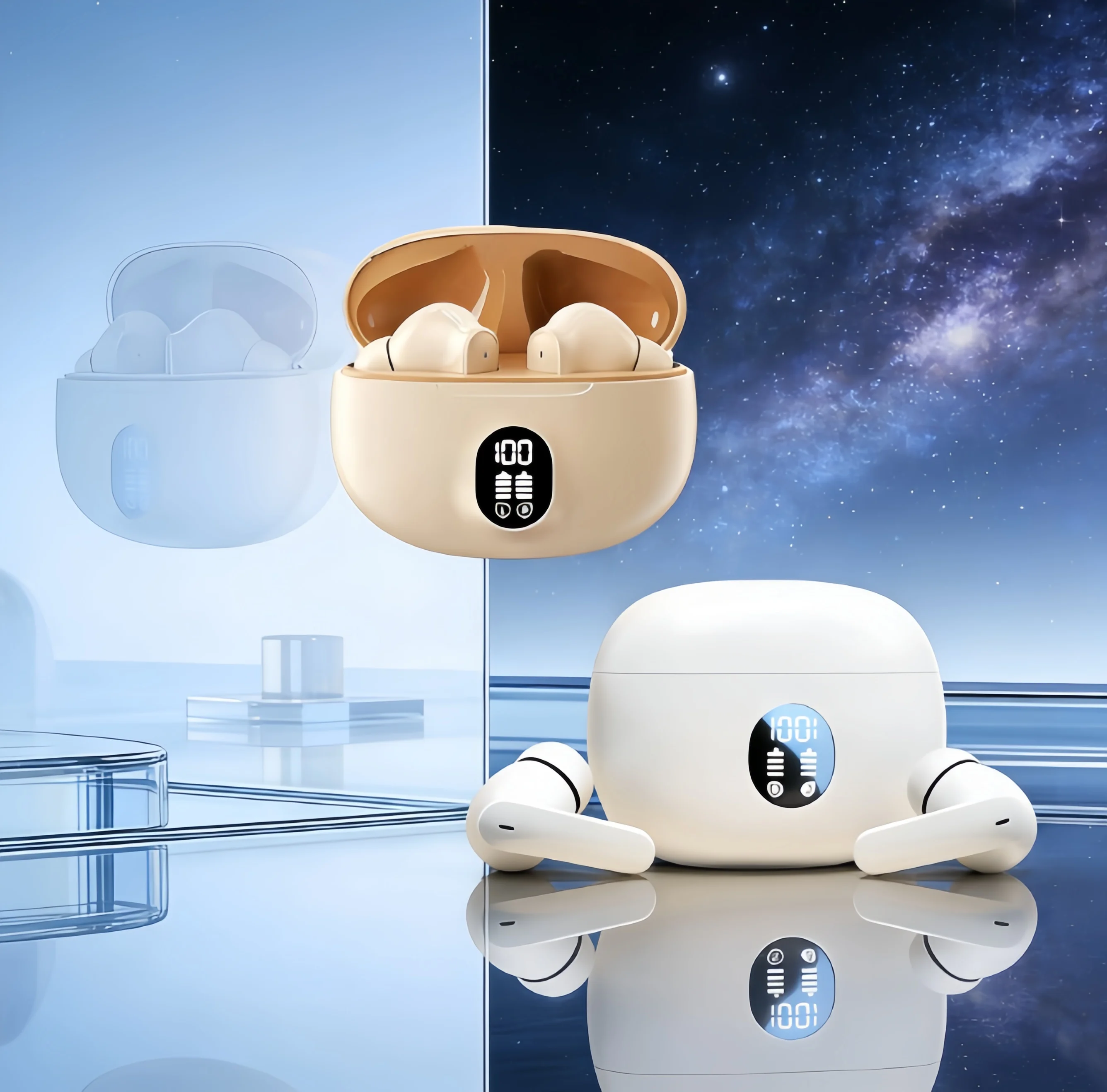 NUOVE cuffie wireless TWS cuffie Bluetooth da gioco con microfono riduzione del rumore ad alta fedeltà per smartphone