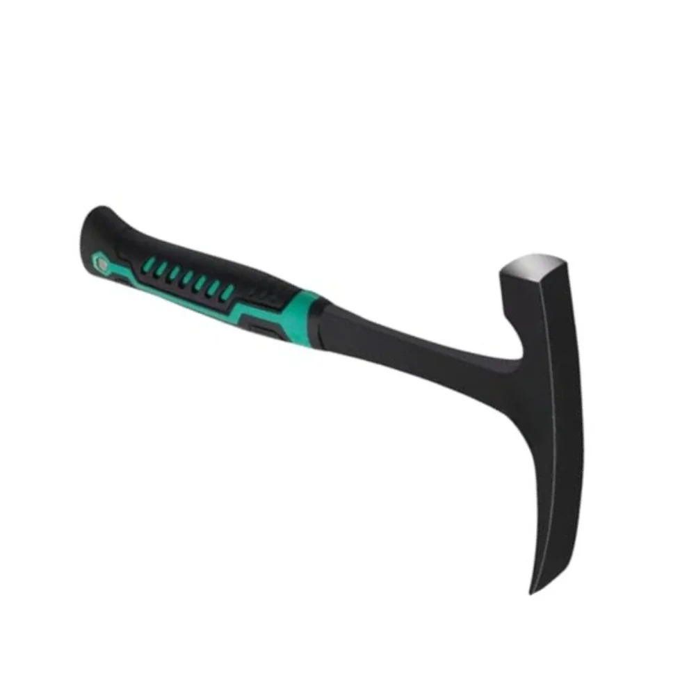 High Carbon Steel Geology Hammer With Magnetic Slot And V Shaped Claw For Nail Pulling Mining Stonework Hiking Outdoor Hand Tool