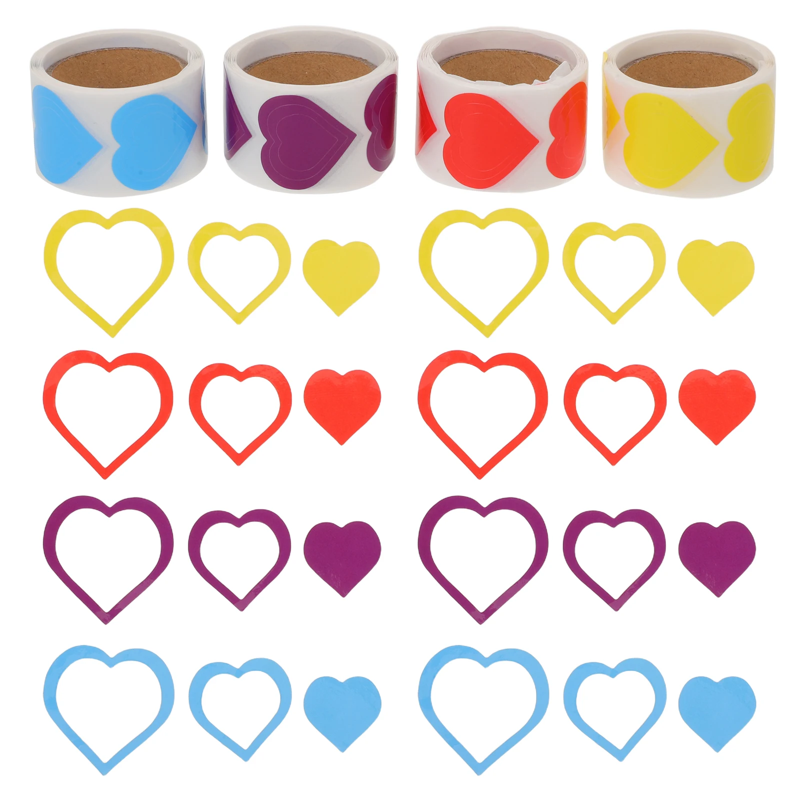 400 قطعة من ملصقات دباغة على شكل قلب شارات الجسم ذاتية اللصق مثقوبة لحمامات الشمس على الشاطئ للاستخدام في سرير دباغة خارجي #1