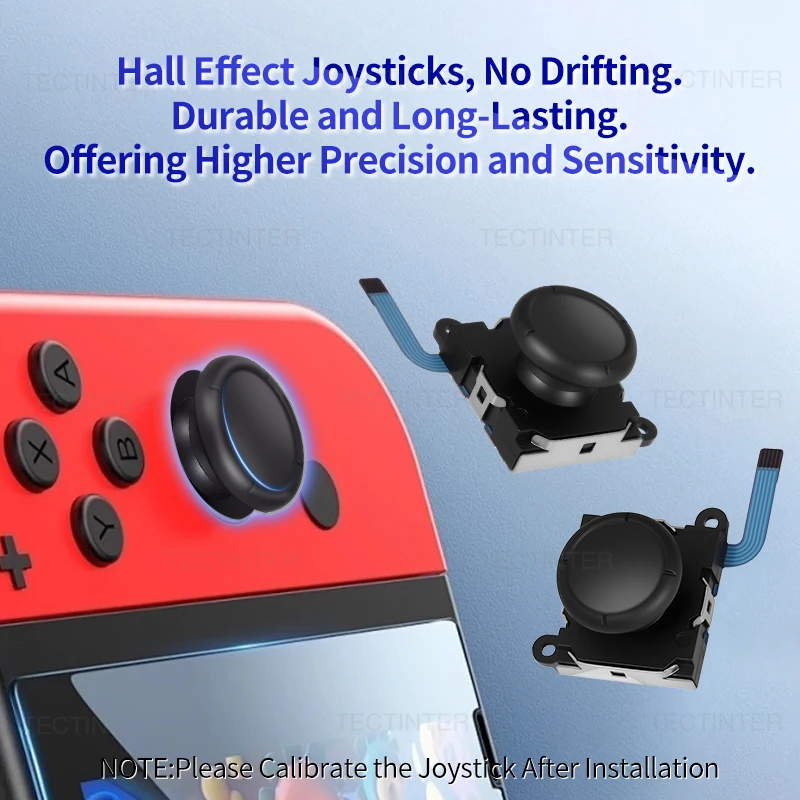 2/4 قطعة عصا التحكم البديلة ثلاثية الأبعاد لنينتندو سويتش Joycon تحكم التناظرية عصا الإبهام لملحقات أداة إصلاح التبديل لايت