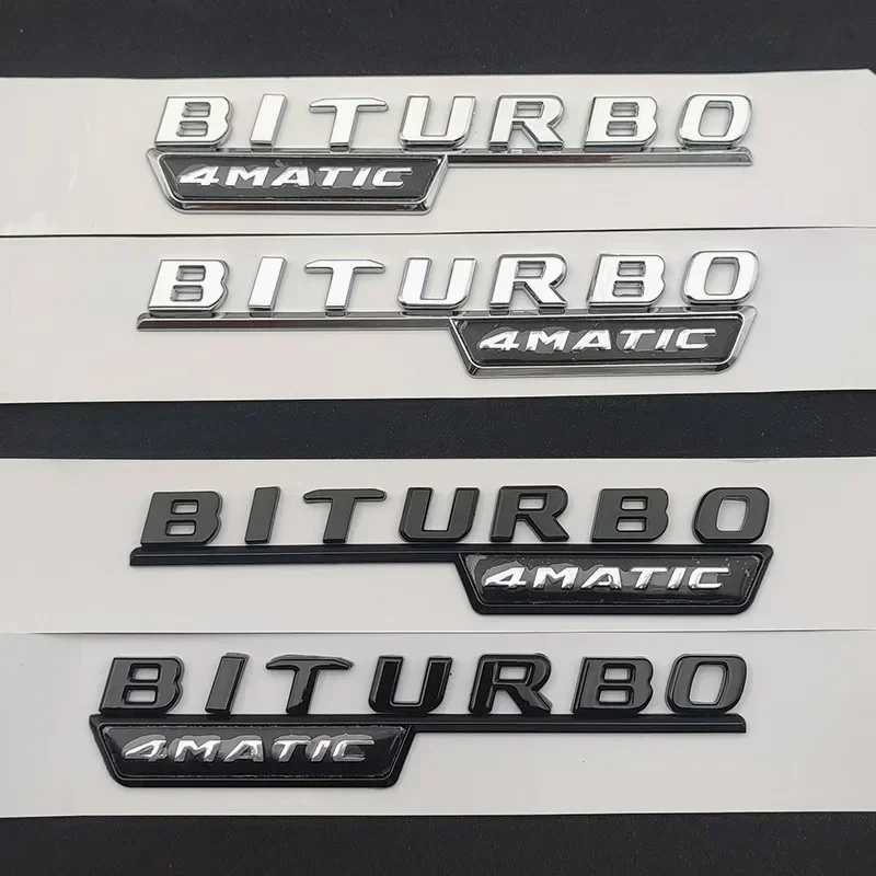 

ABS Car Fender Badge For Mercedes C43 E43 GLC43 GLE43 AMG W205 W204 W213 W212 W166 W167 BITURBO 4MATIC Emblem Logo Accessories