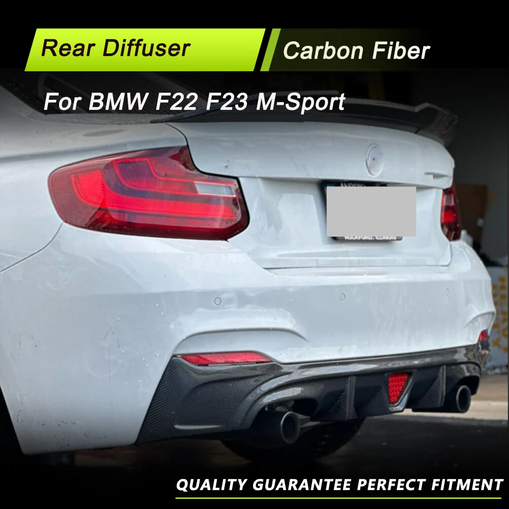 

Диффузор заднего бампера автомобиля для BMW F22 F23 M Sport Coupe Convertible 2013-2017 M235i M240i Комплекты заднего гоночного кузова из углеродного волокна