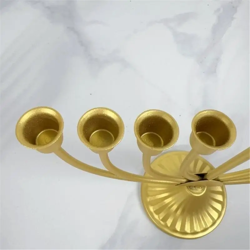E8BD Multiple Head Holder Decorative Metal Crafted for Lasting Elegance in Home Decors 7/9 Branch