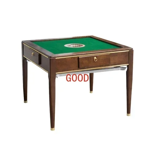 

Solid Wood Mahjong Table Automatic Mahjong Machine Dining Table Integrated Intelligent New Chinese Electric Mute Chess and Cards