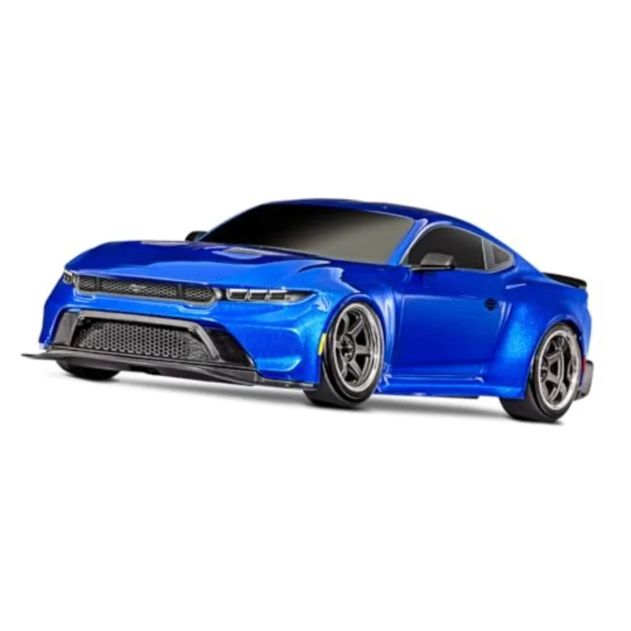 

4-TEC Ford Mustang Drift: racing application, ABS plastic body, matte black finish, ultra-lightweight chassis design