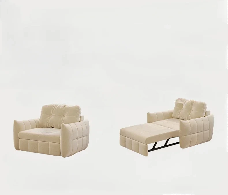 

Складной диван-кровать из матовой ткани