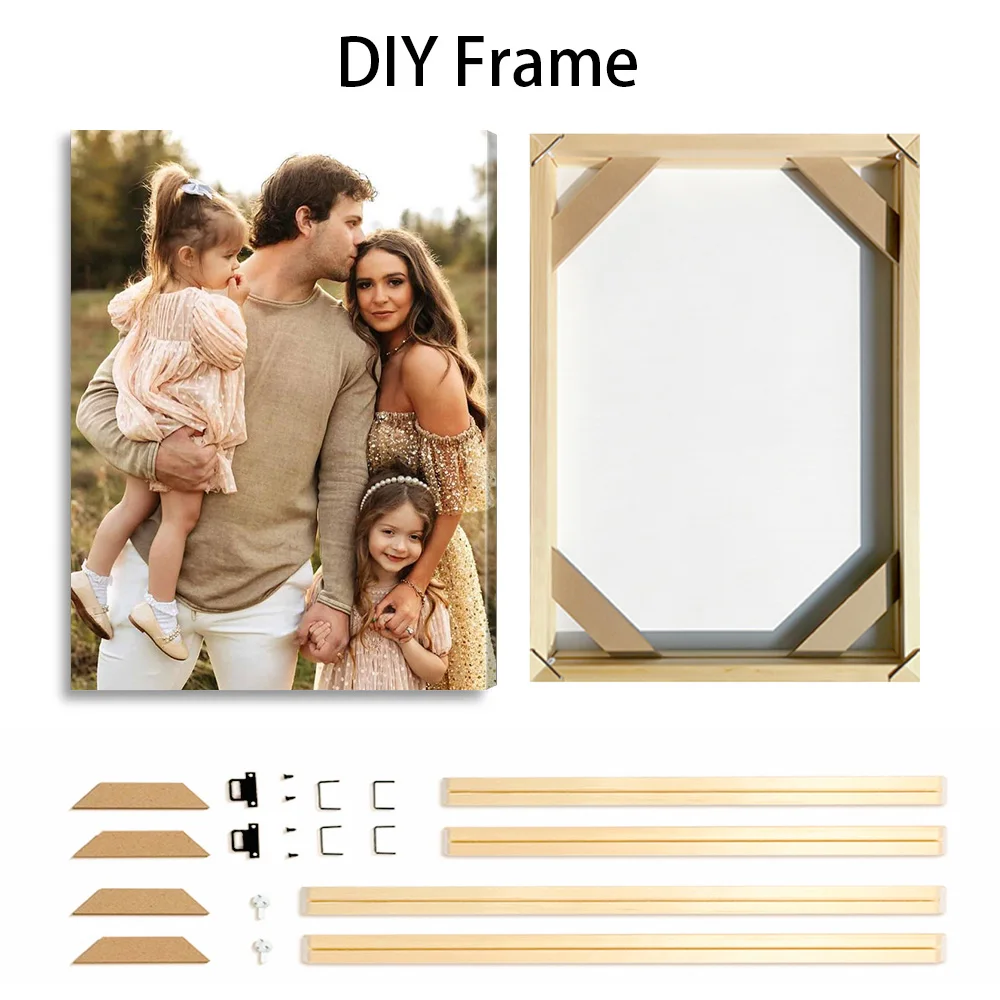Custom Personal Photos With Frames Canvas Paintings Custom Posters Birthday Gifts Art Photos Pets Wedding Photos Business Logo