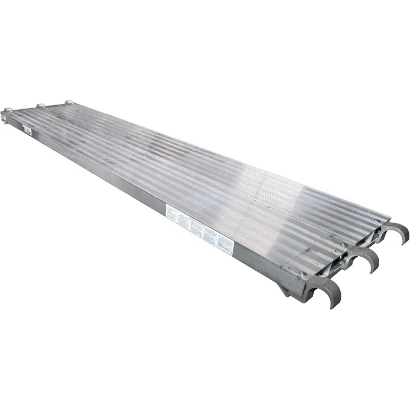 

7 ft. x 19 in. (3-Pack) Scaffolding Platform, Aluminum Work Platform and Scaffold Plank, 75 psf-Load Capacity, PD9207-3