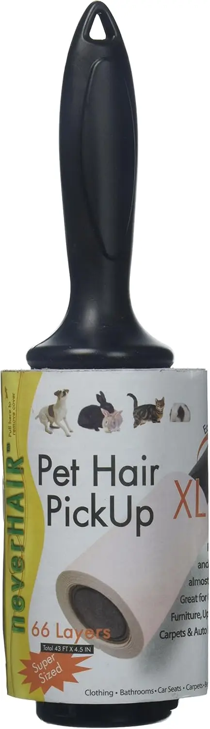 Pet Hair Remover Roller for Clothing Furniture Carpets Bedding XL - Effective Cleaning Tool