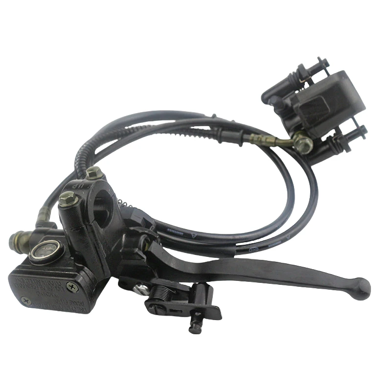 Rear Brake Master Cylinder Caliper Assembly 50 90 110 125CC Chinese ATV Rear Brake Assembly Master Cylinder Caliper