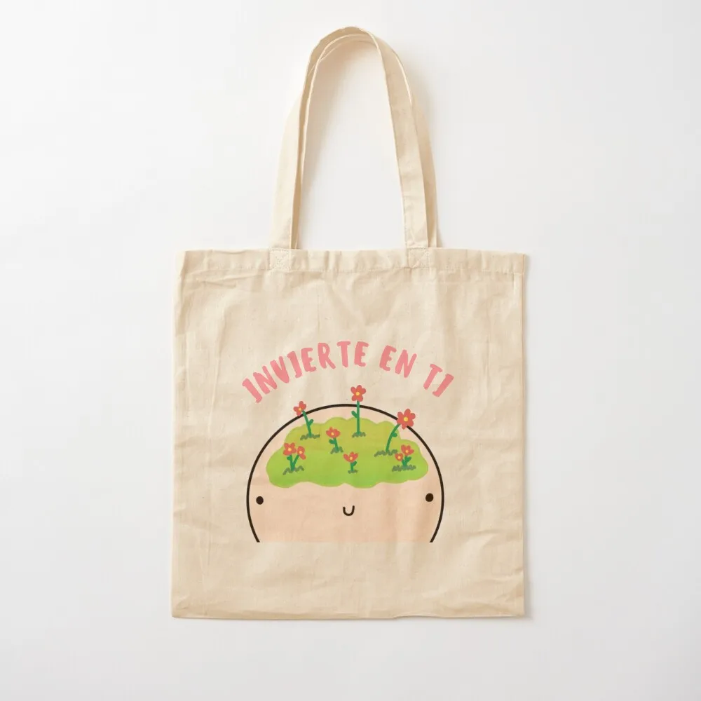 Invest in you Tote Bag tote bag canvas Women's shopper reusable shopping bag
