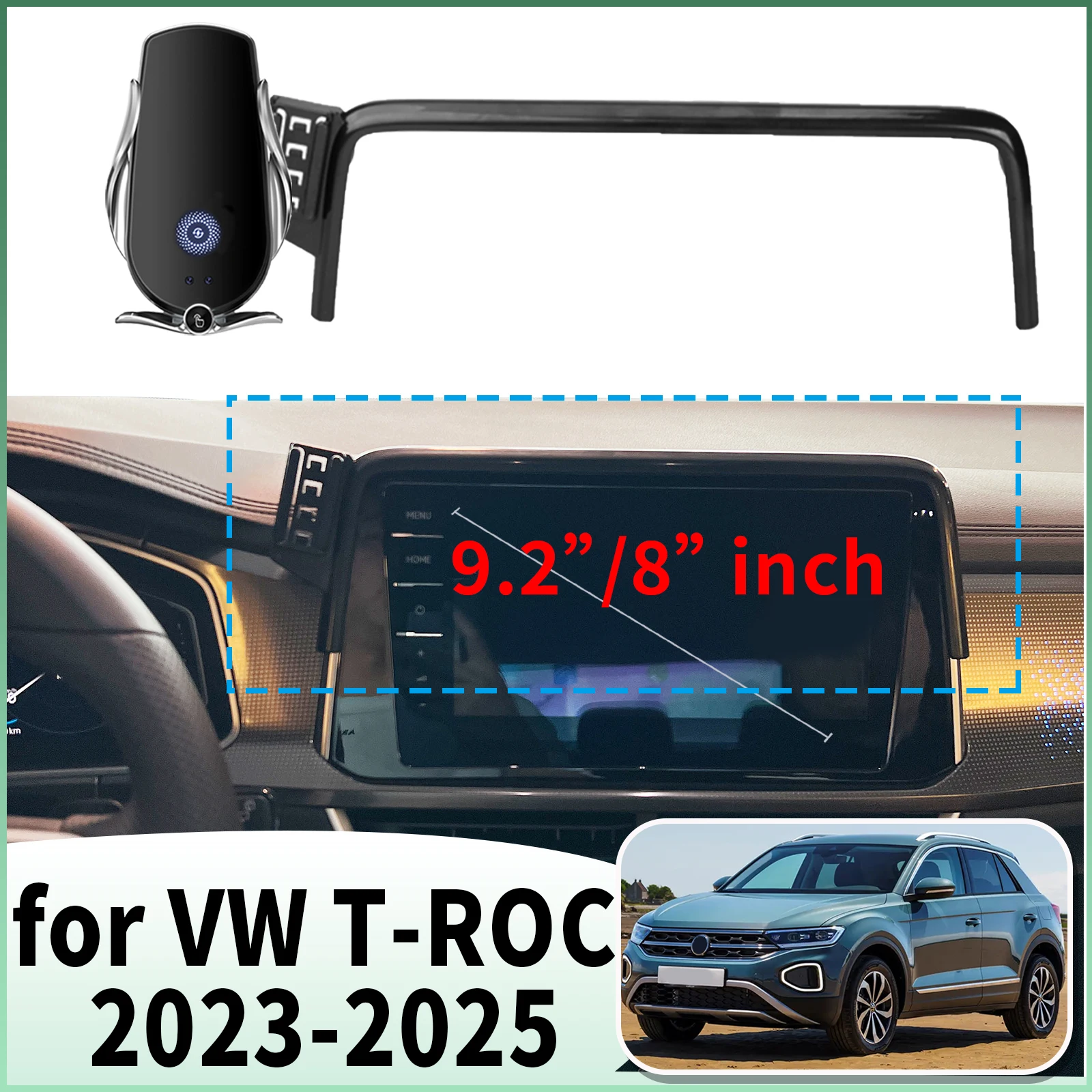 

fit for VW T-ROC 2023 2024 2025 Specific Dashboard Navigation Phone Holder Mount Design Car​​ accessoires