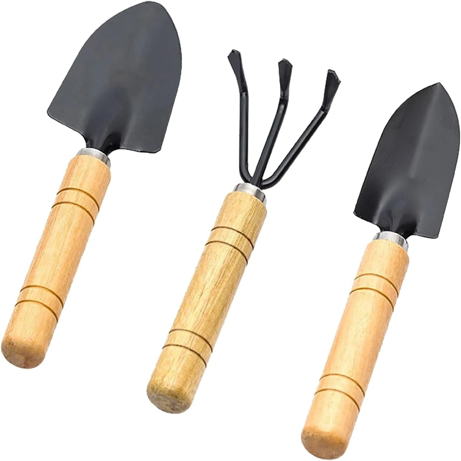 Gardening Tools Set  Piece Non Slip  Wooden  Small Gardening Tool Set Gardening Shovel Outdoor Garden Hand Tools Transplant and
