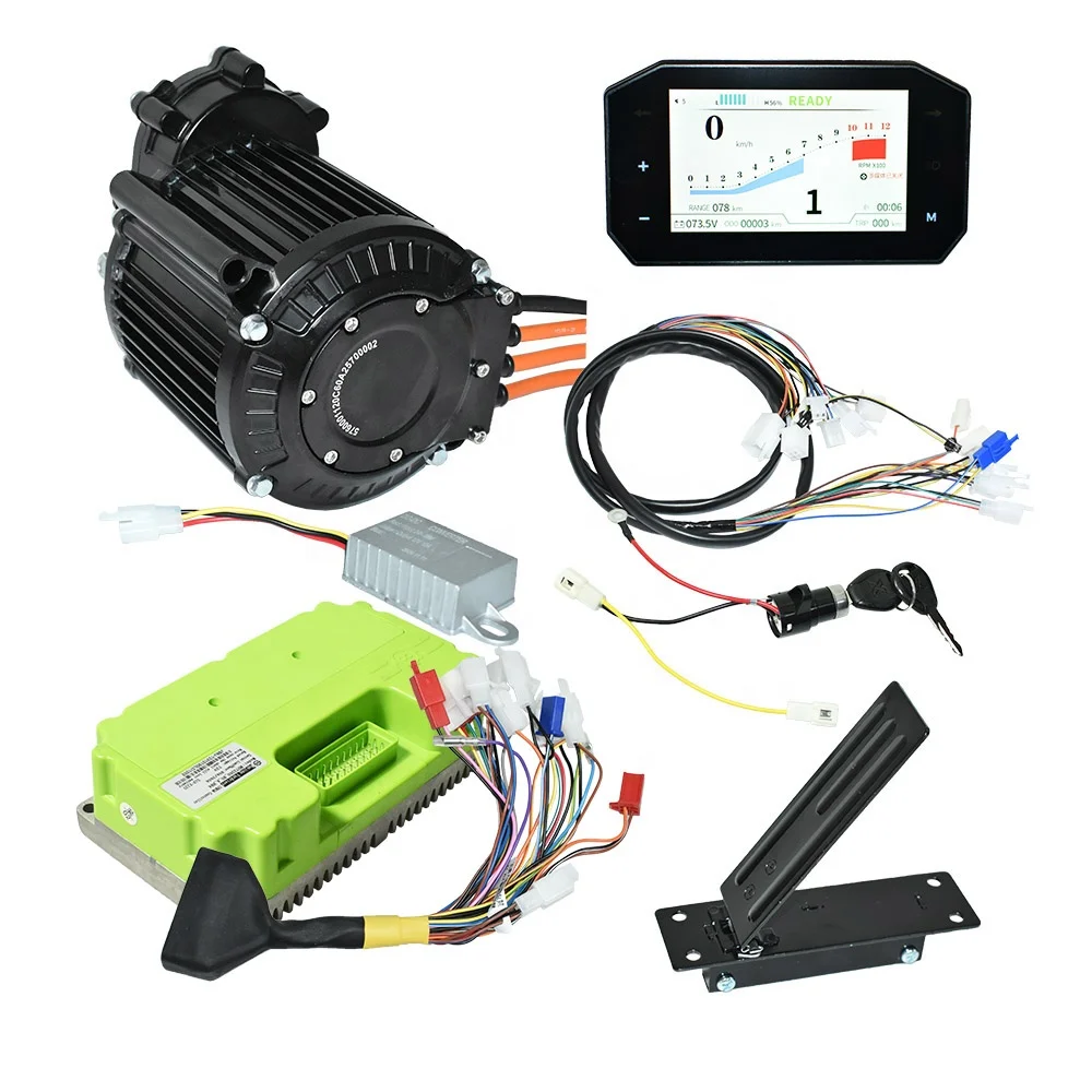 Wholesale MOTOR Controller 120 V3 Geared Motor Assembly 72V 2000W Electric Bike Mid Drive System for Urban E-moped Upgrade