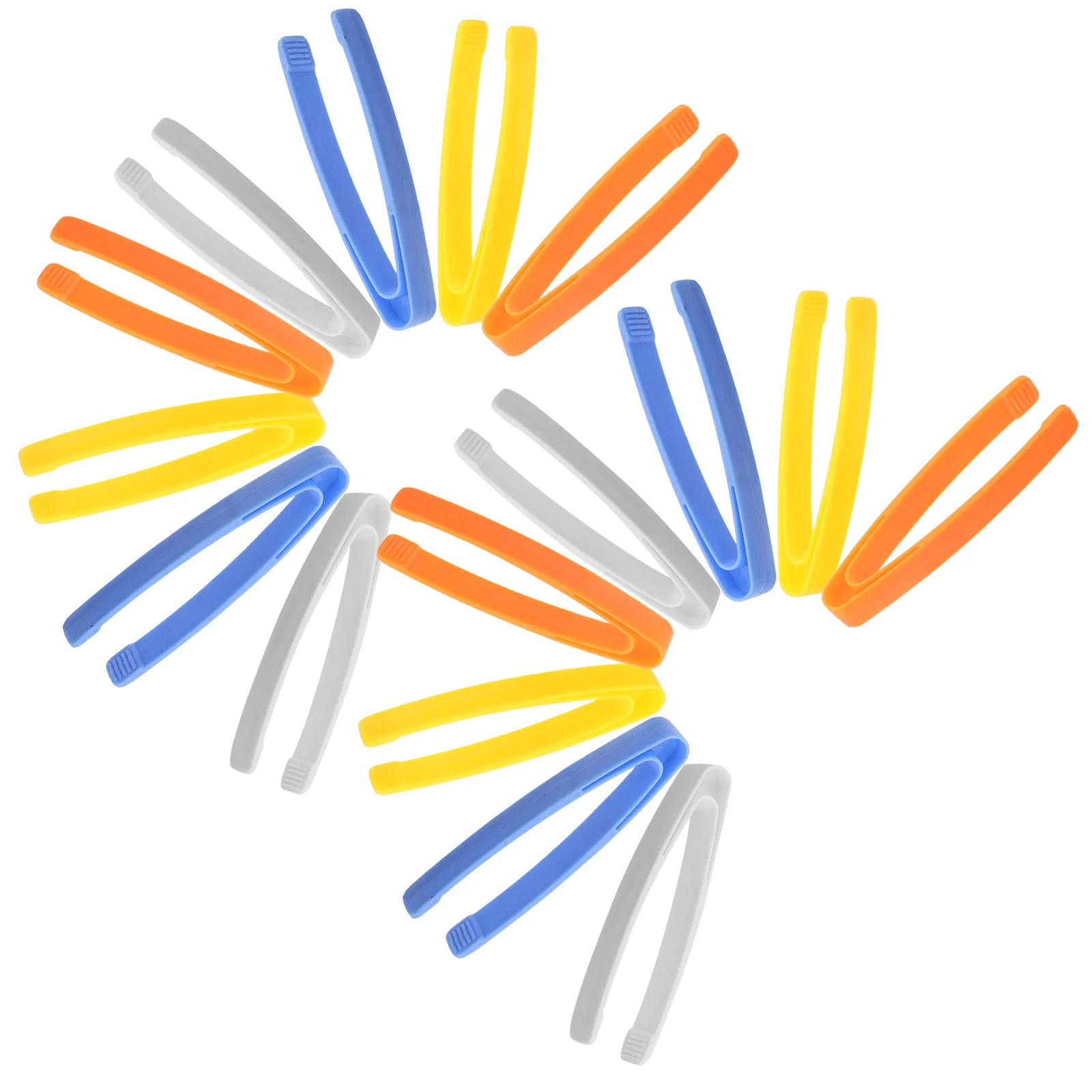 

40 шт. детские пластиковые пинцеты, легкий размер для детей, ловля насекомых, мелкая моторика, дошкольная сенсорная сортировка