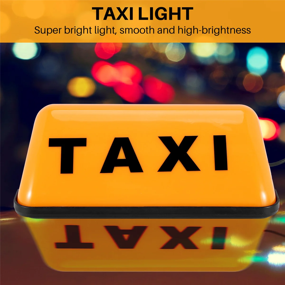 TAXI Led Indicator Light Sign LED Day Light Car Daytime Running Lights DC 12V 3W Auto Driving Roof Top Cab LED Sign Car Styling