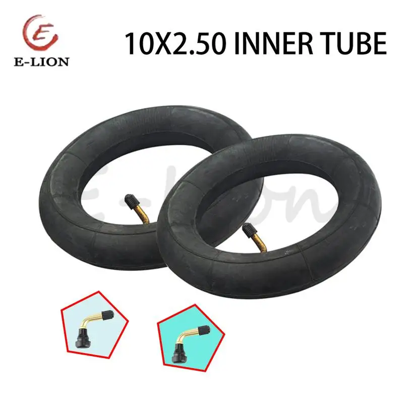 

Шина для скутера для электросамоката 10х2,50, внутренняя трубка 45 градусов, внутренняя трубка 90 градусов