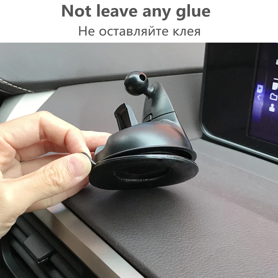 Carbon Fiber Magnet Car Holder Silicone Gel Pad Dashboard Stand Mount in Car Phone Holder 360 Rotatable Strong Support Magnetic