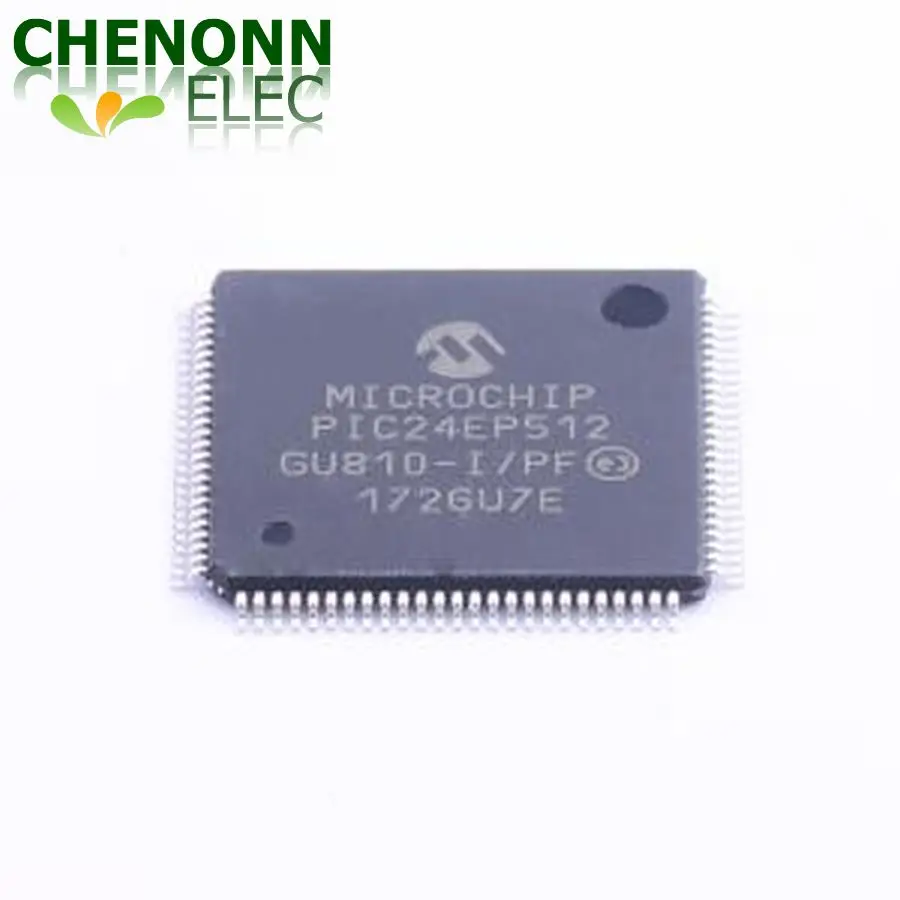 2PCS/LOT PIC24EP512GU810-I/PF (Embedded Processors & Controllers )