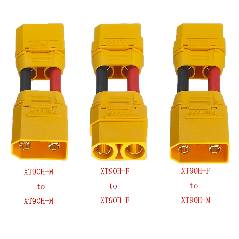 XT60 Plug Drone Lithium Battery Charging Extension Cable XT60-F To XT60-M/Male To Female Adapter 10CM/20CM/30CM/40CM/50CM/1M