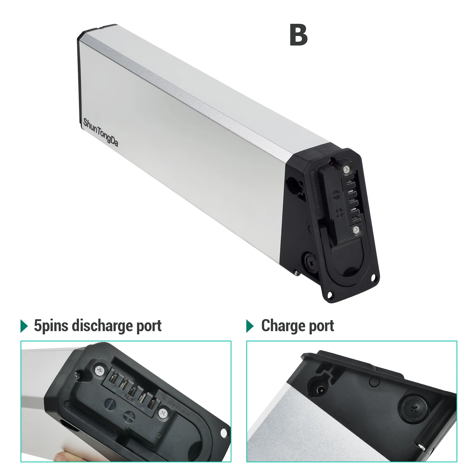 Folding eBike Battery DCH-006 009 48V 10.4Ah 12.8Ah 14Ah 17.5Ah E-Bike Battery for Samebike LO26 20LVXD Foldable Bicycle mate x